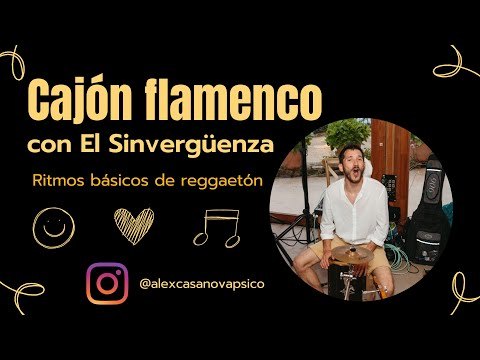 Tutorial cajón flamenco, ritmos básicos de reggaeton
