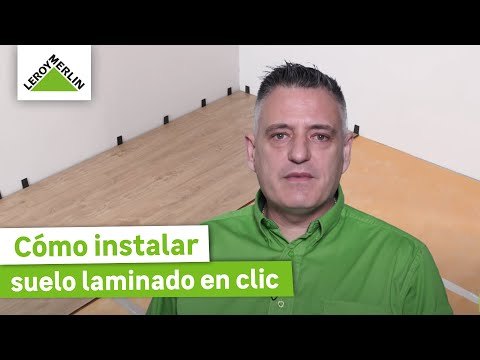 Instalación de suelo laminado en clic