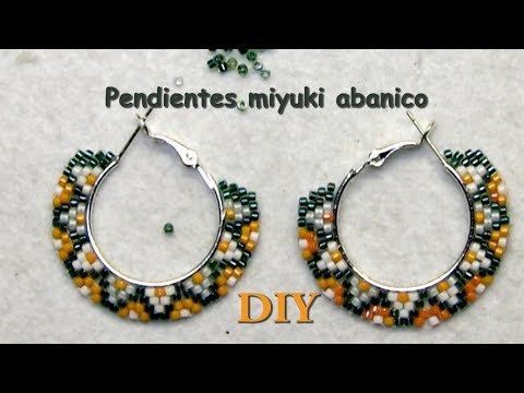 Pendientes en abanico