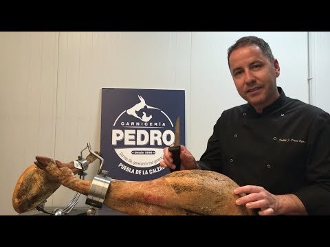 Cómo limpiar y cortar un jamón