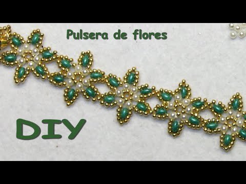 Pulsera de flores
