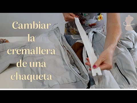 Cómo cambiar una cremallera de chaqueta