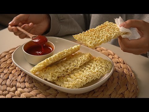 Chips de fideos Ramen sazonados