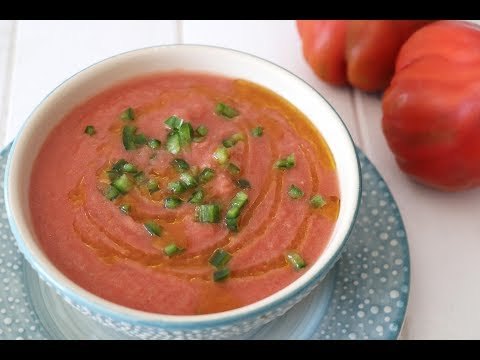 Cómo se hace el gazpacho