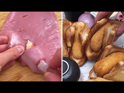 Pollo con varias salsas