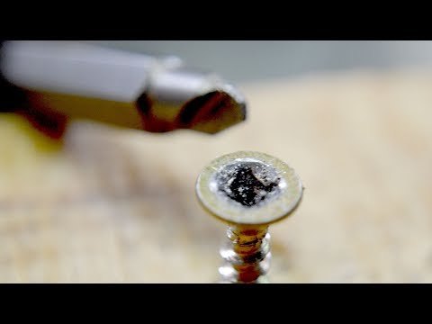 Cómo sacar tornillos con la cabeza desgastada