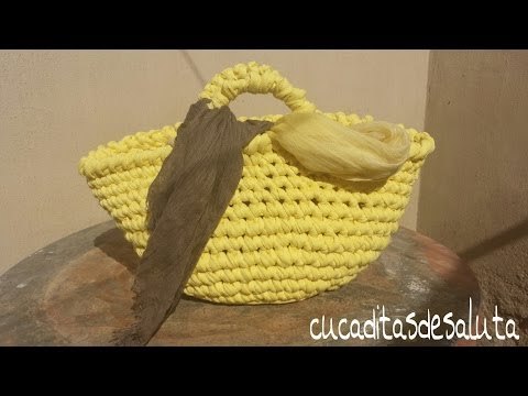 Capazo de trapillo paso a paso