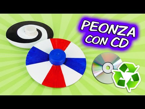 Hacer una peonza con un CD