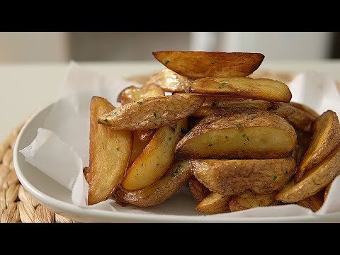 Gajos de papa sin horno