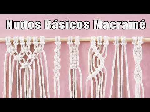5 nudos básicos de macramé