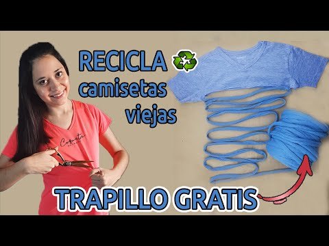 Hacer trapillo con camisetas viejas