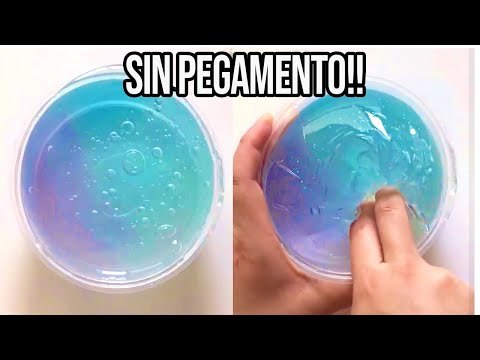 Hacer slime sin pegamento