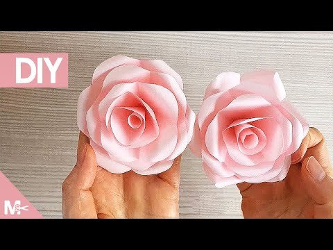 Cómo hacer flores de papel en 5 minutos