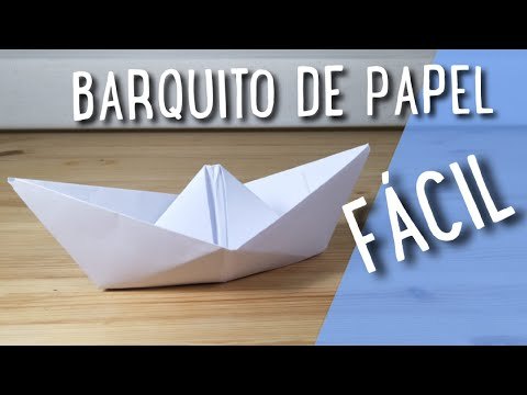 Cómo hacer un barquito de papel