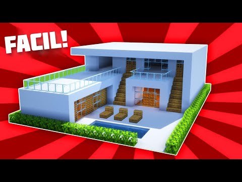 Cómo hacer una casa moderna en Minecraft para Survival