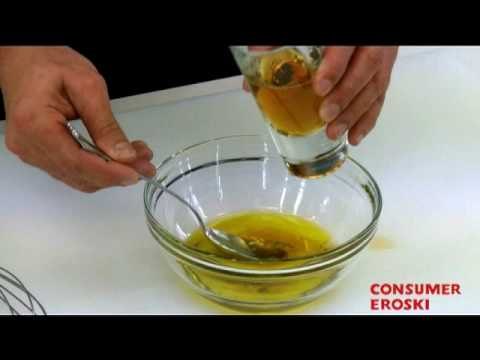 Como hacer una vinagreta
