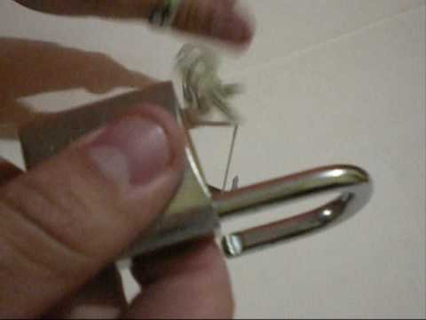 Como abrir un candado