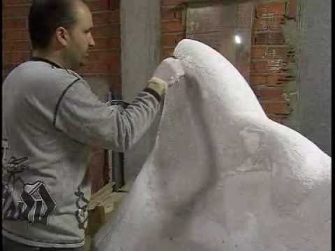 Creación de una escultura de mármol