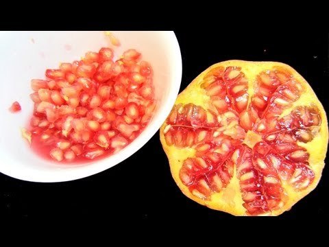 Como pelar una granada