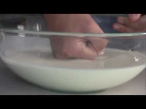 Convierte un líquido en sólido