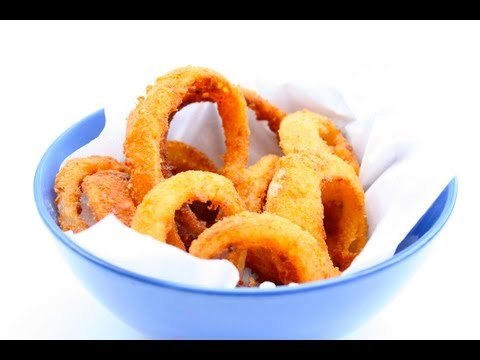 Aros de cebollas crujientes