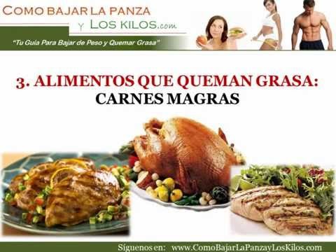 5 alimentos que queman grasa
