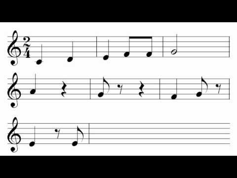 Música: El compás de 2/4