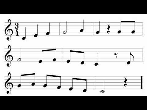 Música: El compás de 3/4