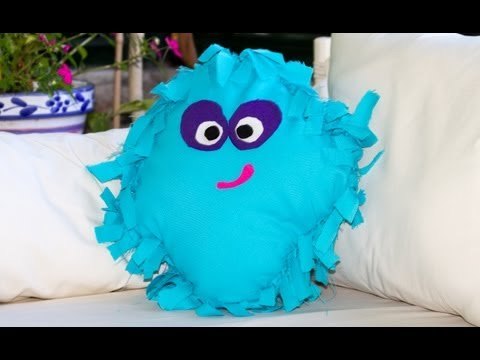 Como hacer un cojín sin coser