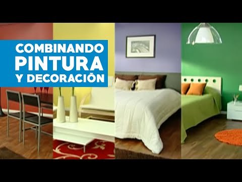 ¿Cómo combinar pintura y decoración?