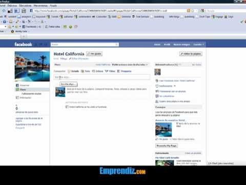 Página de empresa en Facebook