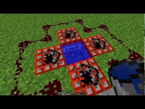 Minecraft: Redstone. Tipos de cañones