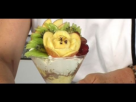 Decoración con fruta