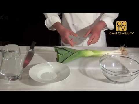 Como limpiar puerros