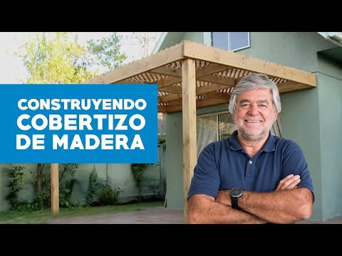 Como construir un cobertizo de madera. Parte 1