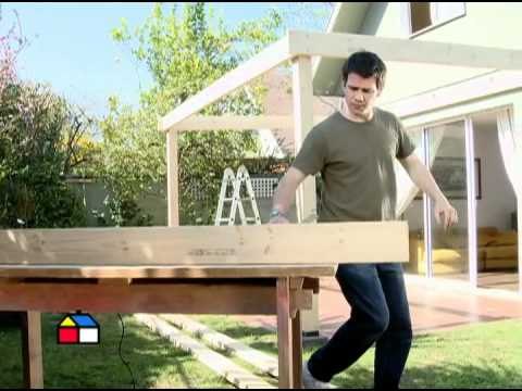 Como construir un cobertizo de madera. Parte 2