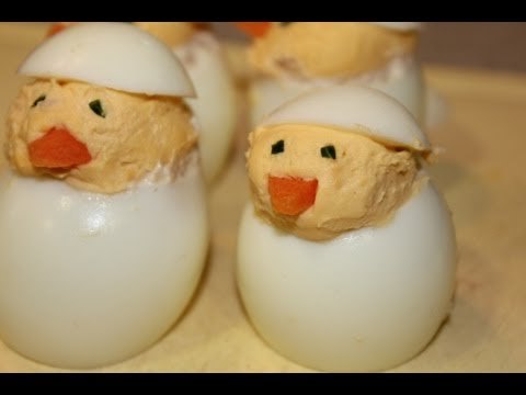 Huevos rellenos de Pascua