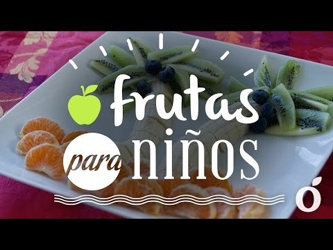 Decorar plato de frutas para niños