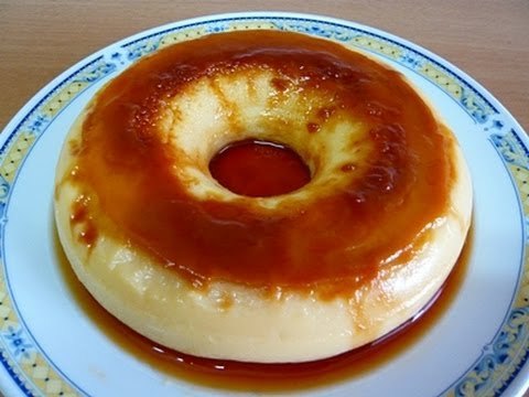 Flan con galletas María