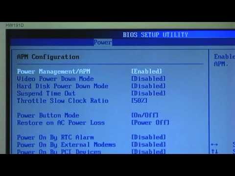 Configuración de la BIOS de un PC. Parte 5/7