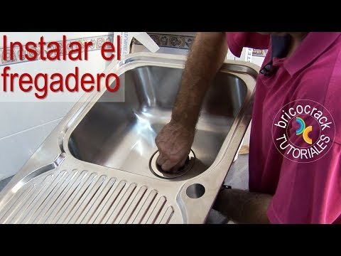 Como instalar un fregadero y montar el grifo