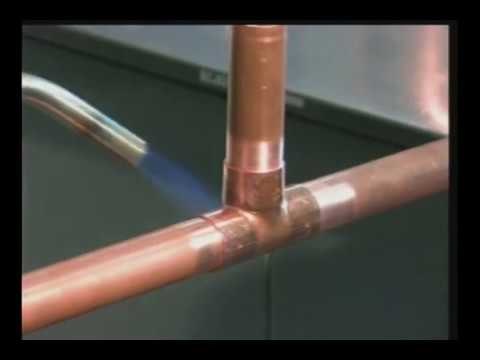 Tubería de cobre. Técnica de soldadura. 1/2