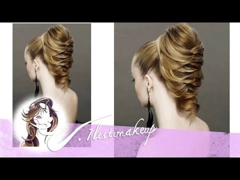 Recogido con coleta y trenza