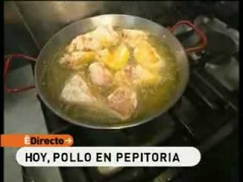 Pollo en pepitoria