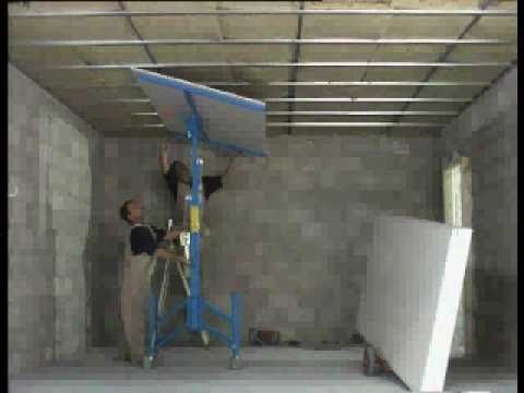 Montaje de pladur en techos y paredes