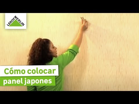 Colocar panel japonés. Parte 1