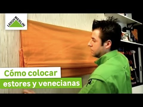 Colocar estores y venecianas