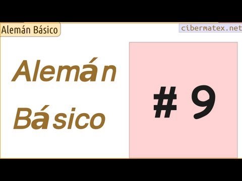 Alemán Básico. Lección 9