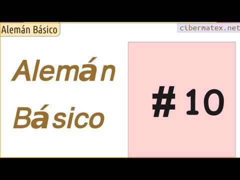 Alemán básico. Lección 10