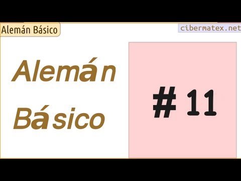 Alemán básico. Lección 11